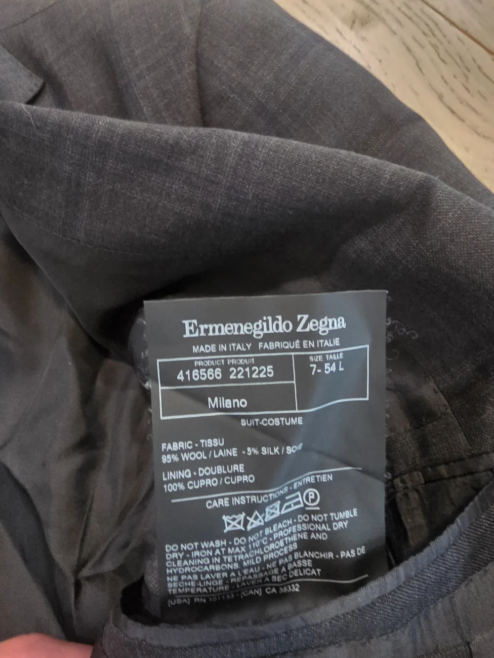 Men's  7-54L Plaid Sport Coat - Ermenegildo Zenga